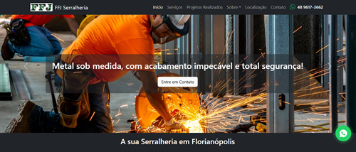 Print do site Projeto A