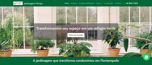 Print do site Projeto B